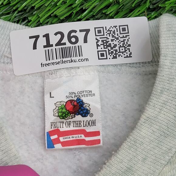 Vintage Native-American Sweatshirt Womens L 20x23 Texas USA - Picture 8 of 16